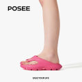 POSEE  รุ่น Galaxy รองเท้าแตะ รองเท้าแตะหูหนีบ รองเท้าแตะแฟชั่น รองเท้าผู้หญิงP17509S. 