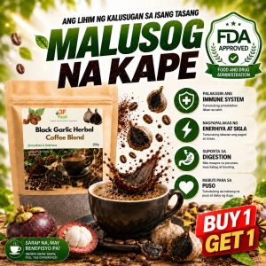 Black Garlic Coffee 10in1 | Premium Herbal Coffee Mix | Daily Wellness & Energy Support 250G