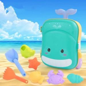 Kids BEACH TOY Bath Trolley Stroller Summer Luggage Water Sand Boy Girl Toys