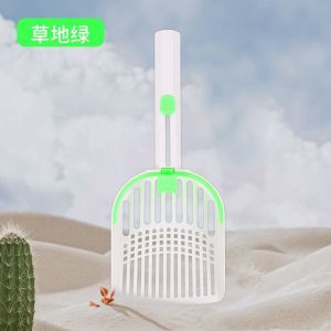 Cat litter shovel large size sieving shovel feces removal tool hamster cat toilet dual-purpose shovel cleaning tool for coarse and fine hole positions