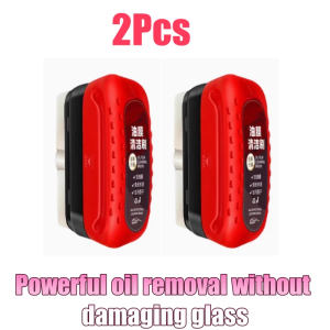 【Rainproof/fogproof】Powerful Auto Interior Glass Cleaner/Car glass Stain watermark Cleaning brush/120ML Car Glass Oil Film Remover