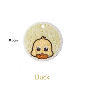 1/4/8 miếng bọt biển bột gỗ có thể treo được miếng bọt biển nén bếp hoạt hình miếng cọ rửa vệ sinh trong gia đình nhà bếp có thể tái sử dụng