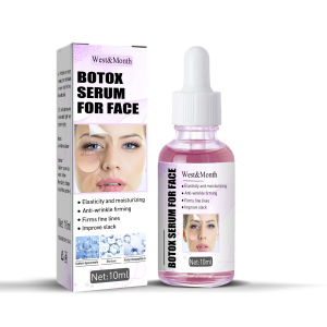 West Month Rice Raw Pulp Essence Botox Stock Solution Facial Anti-aging Anti-wrinkle Fine Line Firming Serum Face Serum Botox Stock Solution Beauty Toner Deep Moisturizing Oil Control Shrink Pores Facial Skin Care（10ml）