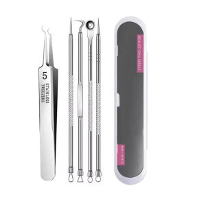 1pc/3pcs/5pcs Blackhead Removal Kit Stainless Steel Removal Pore Acne Cleanser Facial Care Tool Set pimples Acne Tweezers