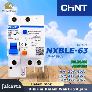 ELCB RCBO CHINT NXBLE-63 1P+N 6A/10A/16A/25A 30mA ORIGINAL