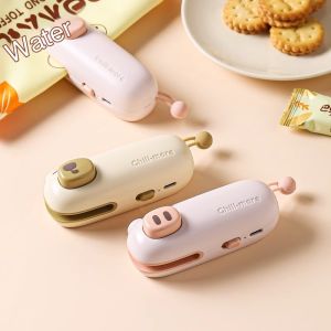 Snack Plastic Sealer Mini Heat Sealer Magnetic Plastic Bag Sealing Clip Sealing Clip