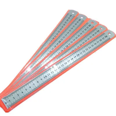 Stainless Mistar / Ruller / Pengaris Besi 50 CM - 30 CM
