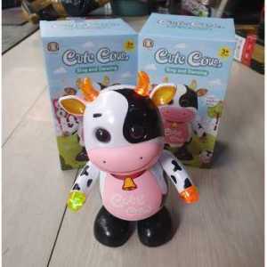 Mainan Anak Dancing Sapi dan Bebek Joget Lampu dan Musik