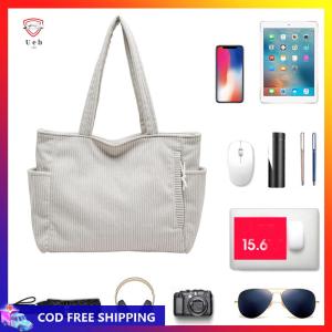 【Clearance sale processing】 Chic Womens Corduroy Tote Bag with Large Storage Space Perfect for Work Shopping and Casual Outings