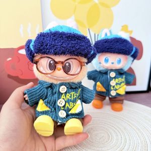 YOUSHI TOP Artist Suit  Dolls Cloth Wool Shirt Handmade Sitting  Time Cloth Toy Outfit Replacement 17cm Plush Dolls Clothes Cotton Doll Accessories