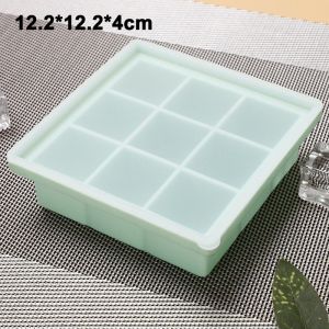 Quivlox Silicone Freezer Molds Food Grade Silicone Airtight Lid Reusable Freezing Tray For Soups Sauces