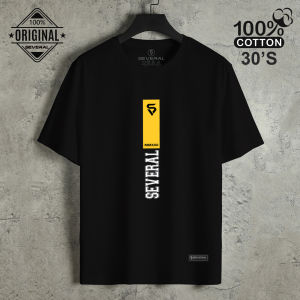 Several - Kaos Pria Distro Cotton Combed 30s Baju Cowok Terbaru M-3XL Reguler Fit