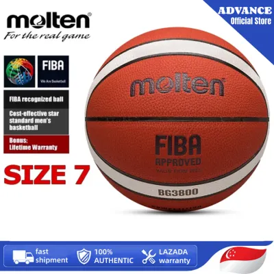 Molten BG3800 Category 7 PU Leather Material Basketball Ball Size 7 PU Leather Material Official Match basketball Indoor Outdoor Basketball Training Equipment