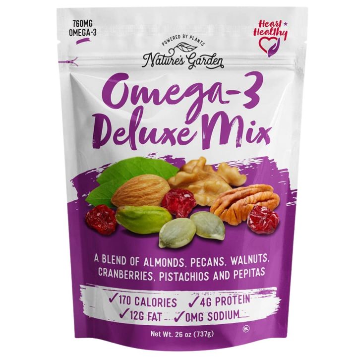 Nature's Garden Omega3 Deluxe Mix Power Up Omega Deluxe Trail Mix