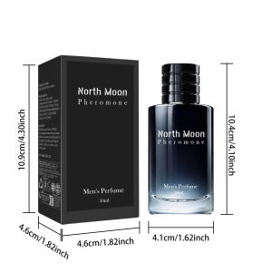 North Moon 50ml Men Sandalwood Charming Perfume Long-Lasting Light Fragrance Scent Attracting Pheromone Fresh Flirting Perfume