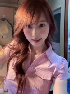 Áo sơ mi ngắn tay sọc hồng cho phụ nữ thiết kế mùa hè độc đáo và đẹp mắt áo ngắn ôm eo áo blouse đa năng