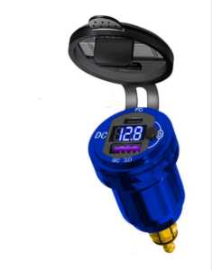 BMW 1200Gs 1250Gs 1300Gs Ducati Triumph Mobile Phone Charger DIN Plug Hela