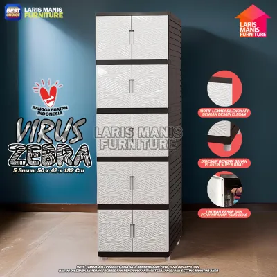 Lemari Pakaian Plastik Serbaguna Lemari Kingdom Virus Warna Lemari Baju Minimalis Lemari Serbaguna