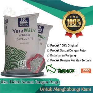 Pupuk Npk Grower Yaramila Winner 15-9-20 Netto 1 Kg / Winer 500 Gram Repack