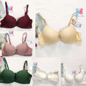 ÁO NGỰC LOVELY áo ngực lovely phối ren mút áo lót ép siêu dày nguyên quả AL476