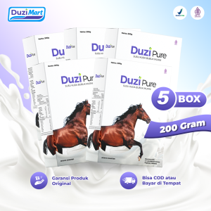 Duzi Pure Susu Kuda Liar Lombok Murni 100% Herbal Alami Dengan Formula Khusus 5 Box - Duzi Mart