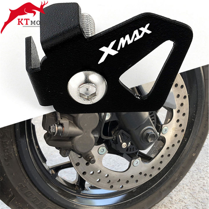Protections Repose-pieds Footpeg Pour Yamaha XMAX 125-400 (2017-2024) - Aluminium CNC + Caoutchouc - Noir - Lot De 4 - 6