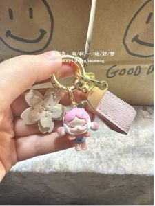 popmart authentic popbean cute doll car keychain phone charm decoration bag gift new year for girlfriend