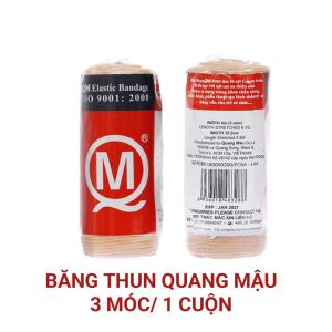 Băng thun y tế Quang Mâu đủ Size (1 móc 2 móc 3 móc 4 móc) chăm sóc chấn thương