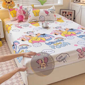 ( TẶNG KÈM 2 VỎ GỐI) Bộ Chăn Ga Gối Disney Cao Cấp Nhiều Mẫu Đa Dạng Dễ Thương Bộ Chăn Ga Mềm Mại