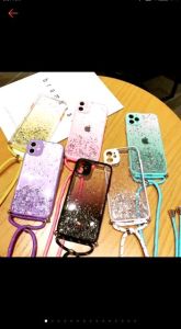 0500 VVV CASE sling aero glitter Redmi A1 A2 note 4 4X 10 10s pro 10pro note10 11 11S 11PRO 12PRO Mi 11lite REDMI 10C POCO C40 M5S lanyard sling case aero glitter blink blink pelindung camera ungu peach hitam tosc