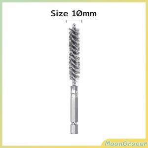 M.Grocer Stainless Steel Wire Cleaning Brush with Handle 1/4 Inch Hex Shank for Power Drill Impact Driver