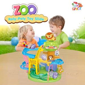 (มีมอก.) ของเล่นชุดสวนสัตว์หรรษา Happy Zoo สไลด์ลูกบอลกลิ้ง ของเล่นเด็กเสริมสร้างพัฒนาการ เหมาะสำหรับเด็กอายุ 3 ปีขึ้นไป