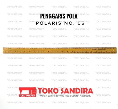 Penggaris Pola Jahit Polaris No. 06 Panjang 60cm/alat jahit/kebutuhan menjahit/toko perlengkapan menjahit/asesoris menjahit/toko alat jahit lengkap
