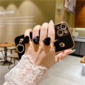 Suitable for Apple 16 Phone Case New 13 Internet celebrity iphone15 Fashion Brand 14promax Plush Heart Bracelet for Women. 