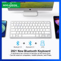 GOOJODOQ Bluetooth Wireless Keyboard 2021 3 pcs Bluetooth 5.0 and 2.4G Connect 4 Devices Same Time For Macbook Laptop iPhone iPad Android. 