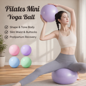 Mini Yoga Ball Pilates Yoga Thick Anti-Burst Ball Balance Ball Adult Pelvic Floor Exercise Ball PVC Inflatable Fitness Ball