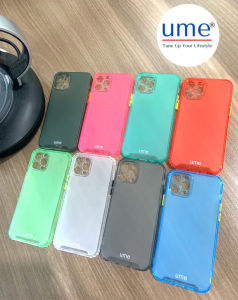 Casing Soft UME Matte Rainbow & Proteksi Kamera Transparan untuk Smartphone Vivo & Infinix & Samsung