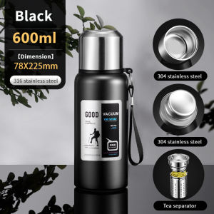 (Ready Stock)600-2000ml all-steel thermos cup 316 stainless steel thermos bottle Vacuum stainless steel water bottle（保温瓶）Vacuum flask