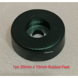 30x10mm Speaker Box Rubber feet Flat Speaker Cabinet Rubber Bumpers Black (1pc only )