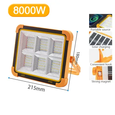 TIMSOT 【Buy 1 Take 1】LED Solar Emergency Portable Light Waterproof USB Rechargeable Outdoor Camping Light Handheld Light