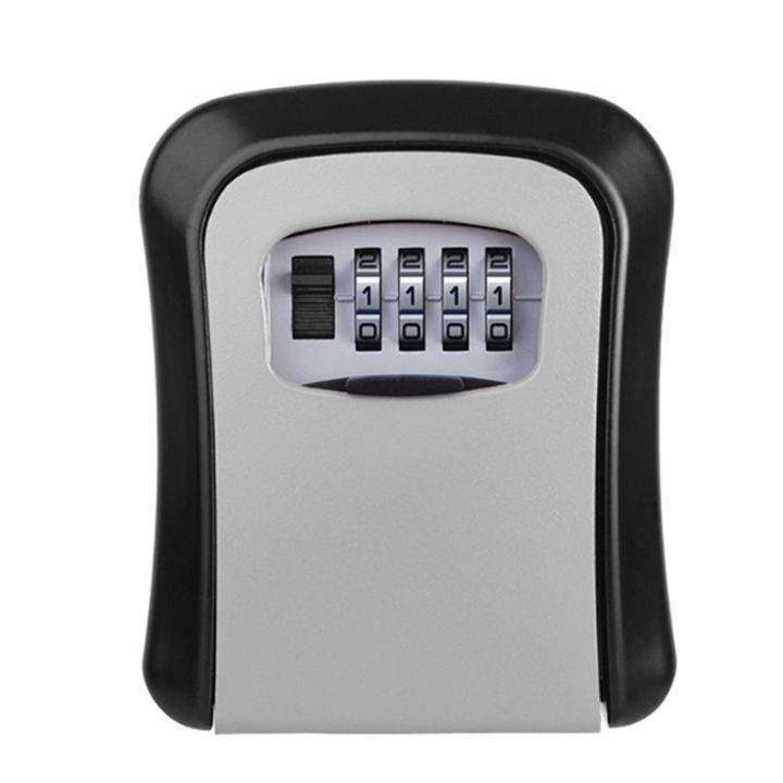 (AJDC) Wall Mount Key Lock Box 4 Digit Password Code Security Lock for ...