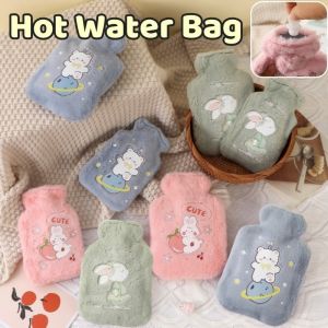 Plush Hot Water Bag Portable Cartoon Mini Hand Warmer Bag Reusable Warm Water Bag