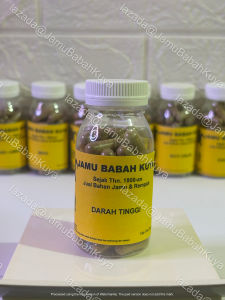 [BELI 1 GRATIS 1]OBAT HERBAL HIPERTENSI MENURUNKAN DARAH TINGGI ORIGINAL ALAMI CEPAT MEMPERLANCAR ALIRAN DARAH - Jamu Babah Kuya (KAPSUL)