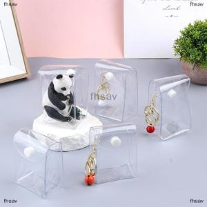 [COD] fhsav กระเป๋าจัดแสดงตุ๊กตาอะนิเมะขนาดเล็กกระเป๋าใส่เหรียญโปร่งใสกระเป๋าจัดระเบียบกระเป๋าสตางค์ทรงสี่เหลี่ยมกระเป๋าเก็บหูฟังลิปสติก