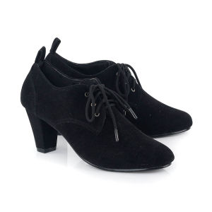 Sepatu boots High Heels Wanita Hak 7cm Sepatu Cewek Kerja Kantoran Pesta
