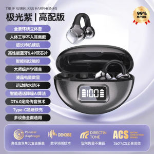 Open-Type Bone Conduction Bluetooth Headphones Comfortable Design Clear Sound for Running Gym Outdoor Activities and Driving Safety
