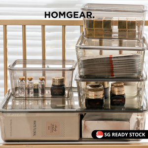 Storage Organizer Container Box Acrylic with Lid