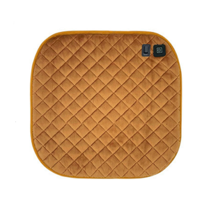 Bantal Kursi อุ่นไฟฟ้า USB มีกำลังความร้อน3ระดับผ้าโพลีเอสเตอร์นุ่มสำหรับใช้ในร่มและรถยนต์