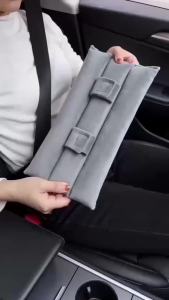 Seat Belt Pillow for Mastectomy Post-Surgery Heart Surgery Recovery Support Cushion for Chest Chemo Port Pacemaker Bypass Hysterectomy Recovery Pillow (Dark Pi-nk)