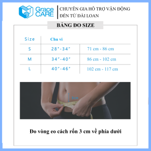 Đai Bảo Vệ Lưng Grace Care LH220 – Dây Kéo Ròng Rọc Cố Định Chắc Chắn Giảm Đau Lưng Hiệu Quả